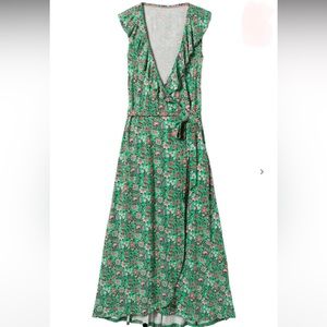 Boden Saskia wrap jersey maxi dress US 4/ UK 8